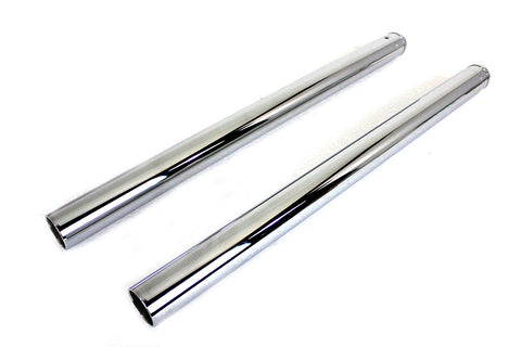 Chrome Fork Tube Set 2" Over Stock - FLST 1986-1999 - V-Twin Mfg.