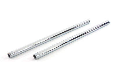 Chrome 41mm Fork Tube Set 8" Over Stock - FXWG 1985-1986 - FXST 1984-1999 - FXDWG 1993-1999 - FLST 1986-1999 - FLT 1984-1996 - FLHT 1984-1996 - FXSTC 1984-1999 - FLSTN 1986-1999 - FLSTF 1986-1999 - V-Twin Mfg.