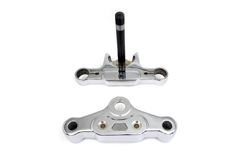 Chrome Triple Tree Set - V-Twin Mfg.