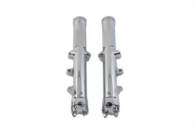 Chrome 35mm Fork Slider Set - V-Twin Mfg.