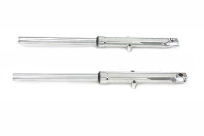 39mm Fork Tube Assembly with Chrome Sliders - V-Twin Mfg.