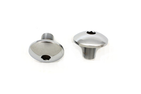 Fork Tube Allen Cap Set Domed Style - V-Twin Mfg.