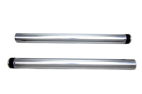 Hard Chrome 49mm Fork Tube Set - FLT 2014-UP - V-Twin Mfg.