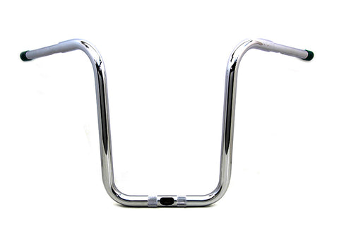 14  Fat Ape Handlebar with Indents Chrome - V-Twin Mfg.