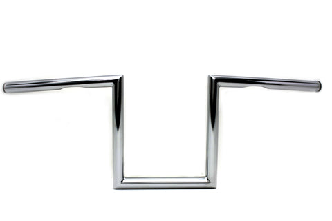 10  Z Handlebar with Indents Chrome - V-Twin Mfg.