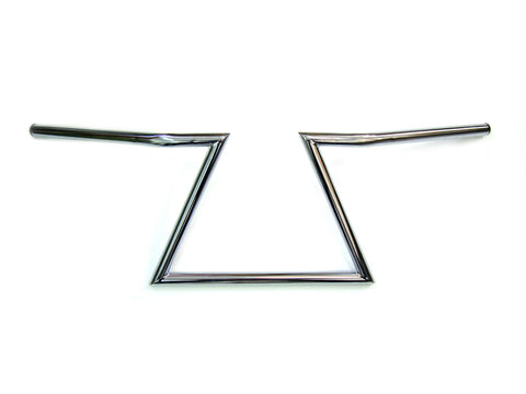 10  Z Handlebars Chrome without Indents - V-Twin Mfg.