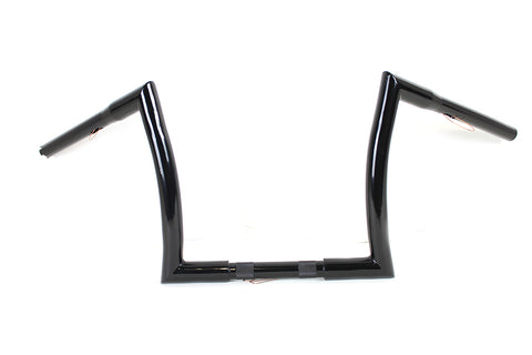 12  Z Handlebar without Indents Black - V-Twin Mfg.