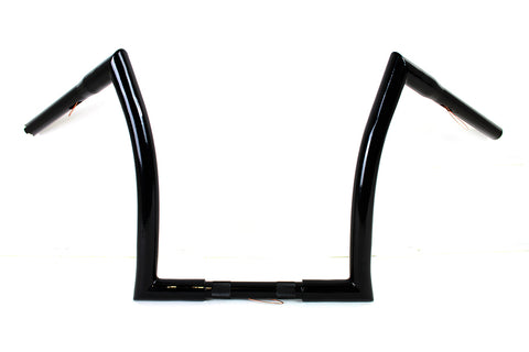 14  Z Handlebar without Indents Black - V-Twin Mfg.