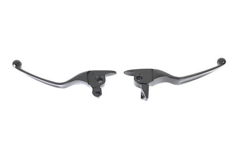 M8 Matte Black Wide Hand Lever Set - V-Twin Mfg.