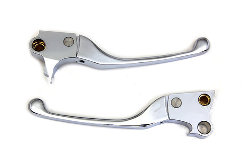 Chrome Adjustable Hand Lever Set - V-Twin Mfg.