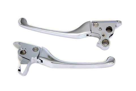 Chrome Adjustable Hand Lever Set - V-Twin Mfg.