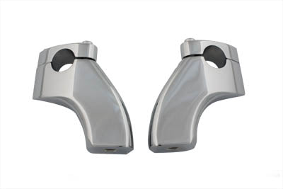 3-1/2  Pullback Riser Set Chrome - V-Twin Mfg.