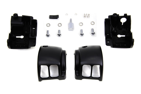 Handlebar Control Switch Housing Kit Black - V-Twin Mfg.