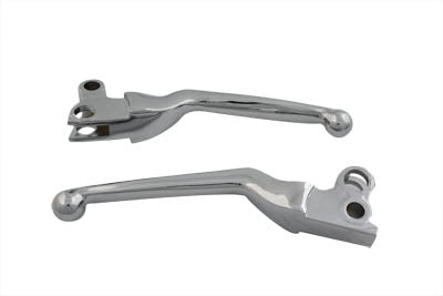 Chrome Power Hand Lever Set - V-Twin Mfg.