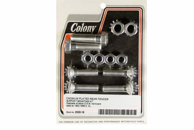 Rear Fender Strut Bolt Kit Cadmium - V-Twin Mfg.