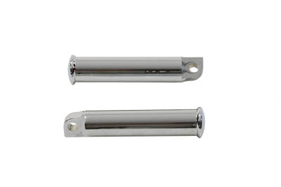 Chrome Smooth Style Billet Footpeg Set - V-Twin Mfg.