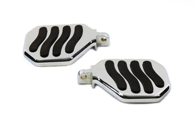 Chrome Mini Peg-board Set with Wave Design - V-Twin Mfg.