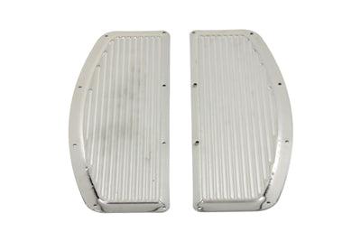 Footboard Mat Set Chrome - V-Twin Mfg.