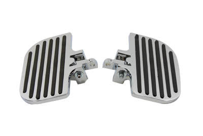 Passenger Mini Footboard Set with Rail Design - V-Twin Mfg.