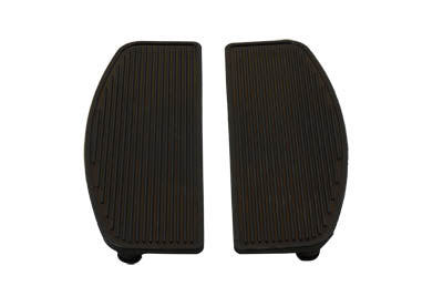 Upper Footboard Plate Black - V-Twin Mfg.