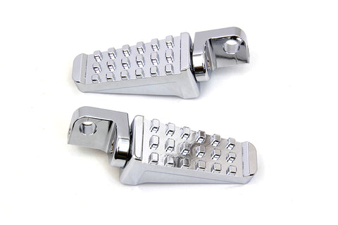 Chrome Racer Style Footpeg Set - V-Twin Mfg.