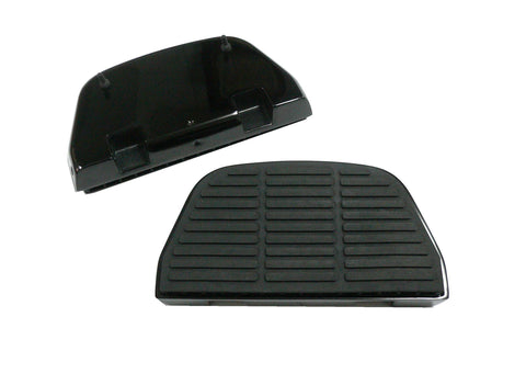 Black Block Rear Passenger Footboard Kit - V-Twin Mfg.