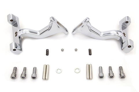 Chrome Reduced Reach Passenger Footboard Mount Kit - V-Twin Mfg.