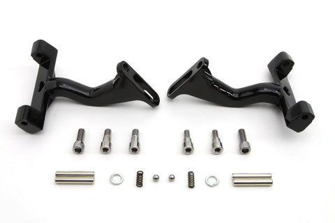 Black Reduced Reach Passenger Footboard Mount Kit - V-Twin Mfg.