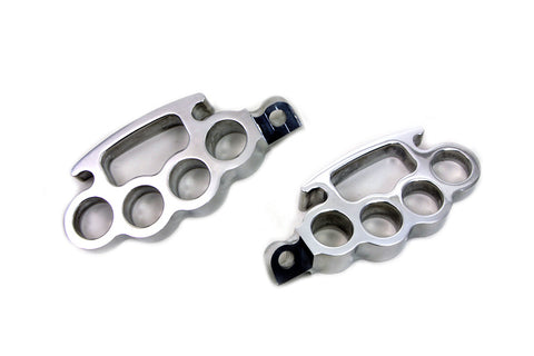 Polished Knuckle Footpeg Set - V-Twin Mfg.