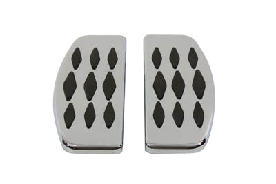 Driver Footboard Set with Diamond Design - V-Twin Mfg.