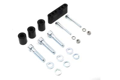 Driver Footboard Extender Kit Black - V-Twin Mfg.