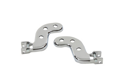 Chrome Buddy Seat Footpeg Bracket Set - V-Twin Mfg.