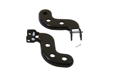 Black Buddy Seat Footpeg Bracket Set - V-Twin Mfg.