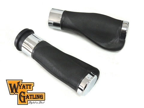 Wyatt Gatling Donkey Style Handlebar Grip Set - V-Twin Mfg.