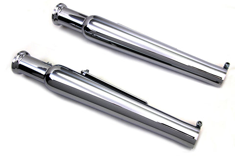 20” Cocktail Shaker Megaphone Slip on Muffler Tips - V-Twin Mfg.