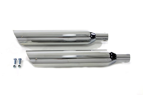 Side Slash Style Slip-On Muffler Set - V-Twin Mfg.