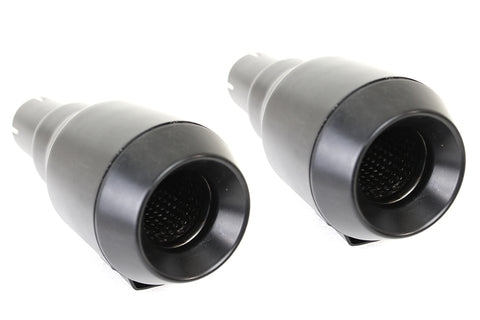 Grenade Muffler Set Black - V-Twin Mfg.