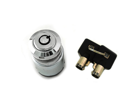 Chrome Ignition Key Switch - V-Twin Mfg.