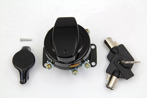 Fat Bob Ignition Switch with 5 Terminals Gloss Black - V-Twin Mfg.