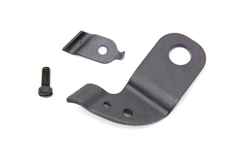 Parkerized Throttle Cable Bracket - V-Twin Mfg.