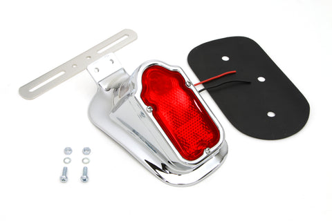 Chrome Tombstone Style Tail Lamp Assembly - V-Twin Mfg.