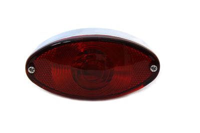 Chrome Tail Lamp Cateye Style - V-Twin Mfg.