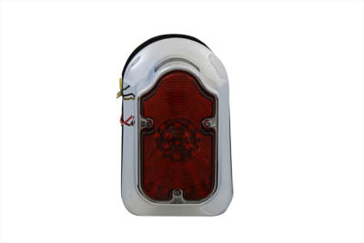 Chrome Tombstone LED Tail Lamp Assembly - V-Twin Mfg.