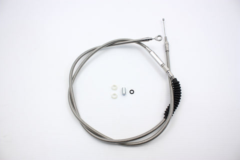 75.25  Braided Stainless Steel Clutch Cable - V-Twin Mfg.