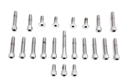 Cam and Primary Cover Dress Up Chrome Screw Kit - V-Twin Mfg.