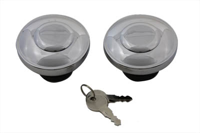 Locking Style Vented and Non-Vented Gas Cap Set - V-Twin Mfg.