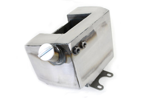 Center Post Mount Wrap Around Oil Tank Raw - V-Twin Mfg.