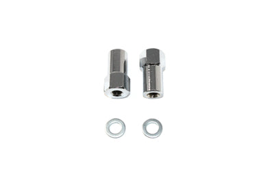 Chrome Axle Adjuster Nut Set - V-Twin Mfg.