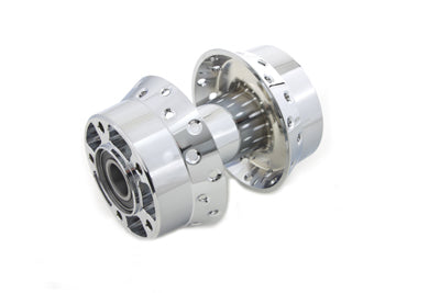 Wheel Hub with 25mm Bearings Chrome - V-Twin Mfg.