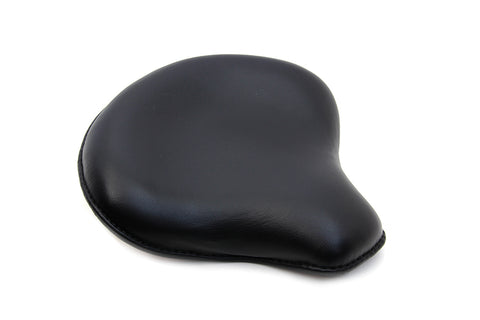 Black Leather Solo Seat - V-Twin Mfg.